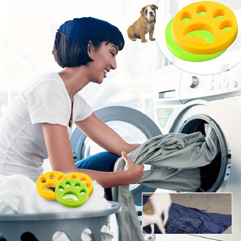 4 pezzi blu + rosa per la rimozione dei peli di animali domestici, palline  di lavaggio riutilizzabili, per cani, gatti, raccoglitori di pellicce,  strumenti per lavatrice – i migliori prodotti nel negozio