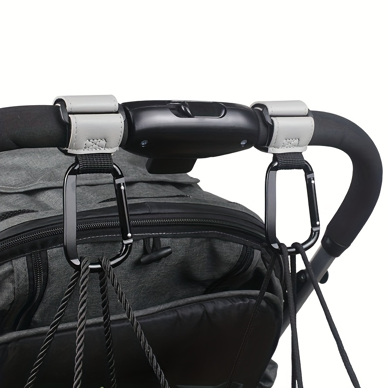 Universal Baby Stroller Hooks for Enhanced Storage