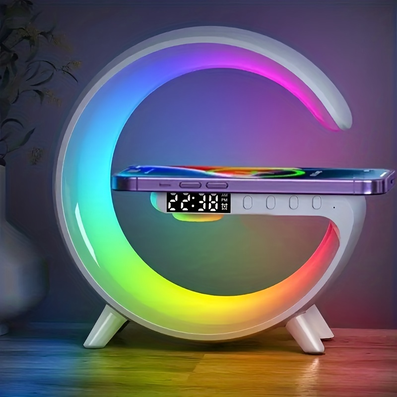 Reloj despertador con luz de colores (tipo I)