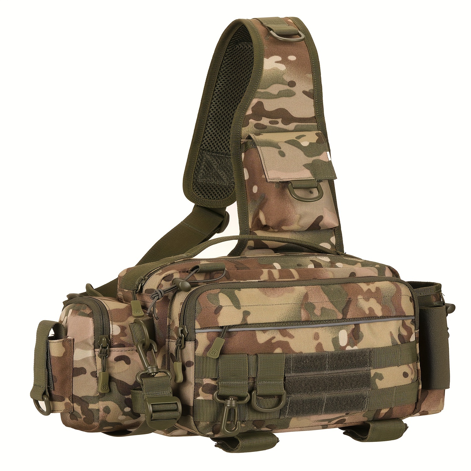 Multi functional Fishing Tackle Bag With Rod And Gear Holder - Temu