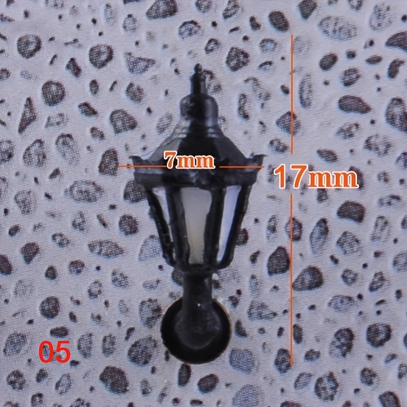 Mini Dollhouse Wall Lamp Model for Scene Modeling & Gift