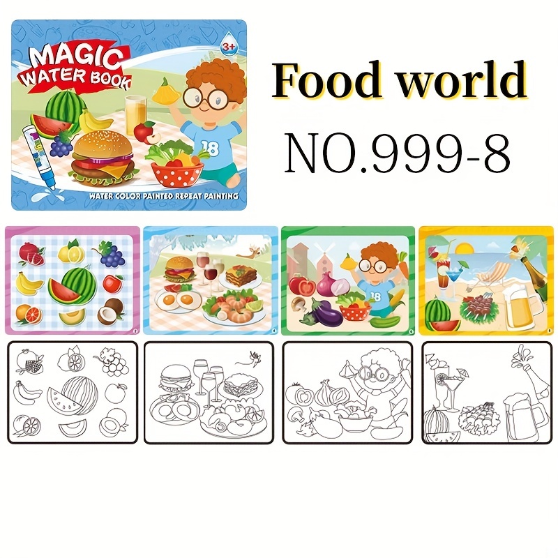 Magic Water Drawing Book for Kids