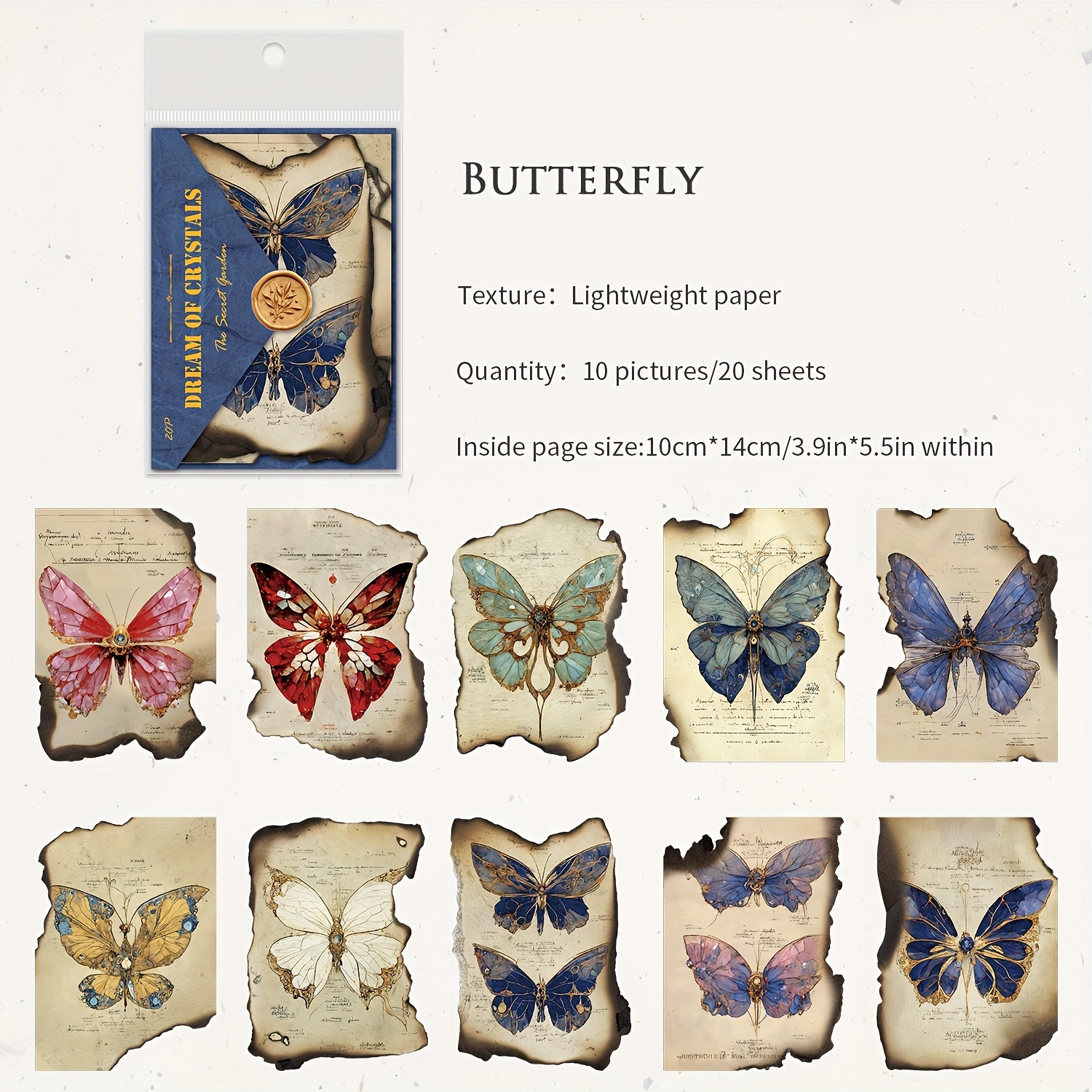 The Butterfly Journal Junk Journal Kit