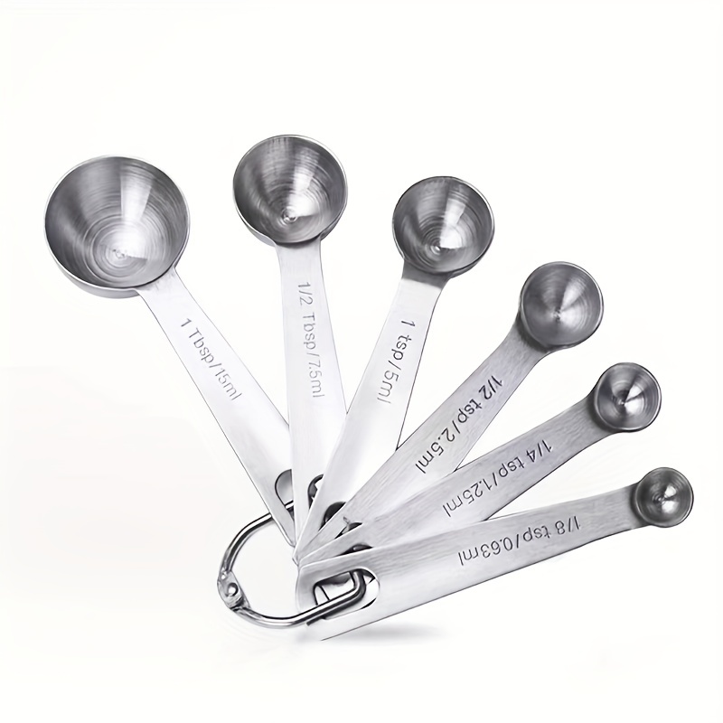 Measuring Spoons, Premium Heavy Duty 18/8 Stainless Steel