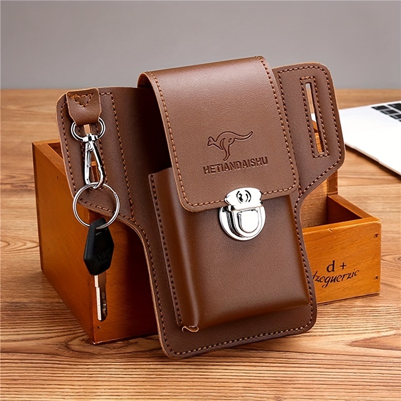 1pc Genuine Leather Cigarette Case Cover Luxury Pu Leather Cigarettes Box  Holder Big Capacity Lighter Sleeve Gadgets For Women Men - Jewelry &  Accessories - Temu Italy