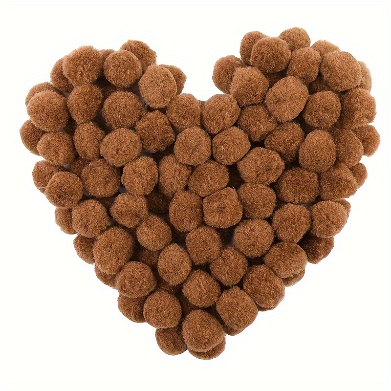 150pcs Pom Poms, 1 Inch 5 Colors Craft Pom Poms, Fuzzy Pompom , Small Pom Pom Balls For Arts, Crafts Projects, Christmas Home Decorations