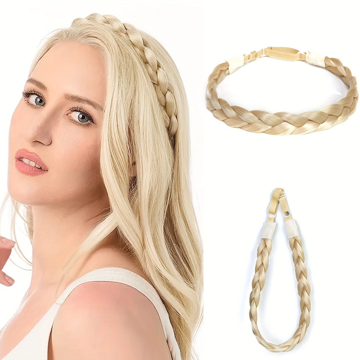 Gevlochten haarband, fluweel, gevlochten hoofdband voor dames, brede vintage gevoerde hoofdband voor vrouwen en meisjes, zomerspelletjes (oranje, één maat Gevlochten haarband, fluweel, gevlochten hoofdband voor dames, brede vintage gevoerde hoofdband voor vrouwen en meisjes, zomerspelletjes (oranje, één maat