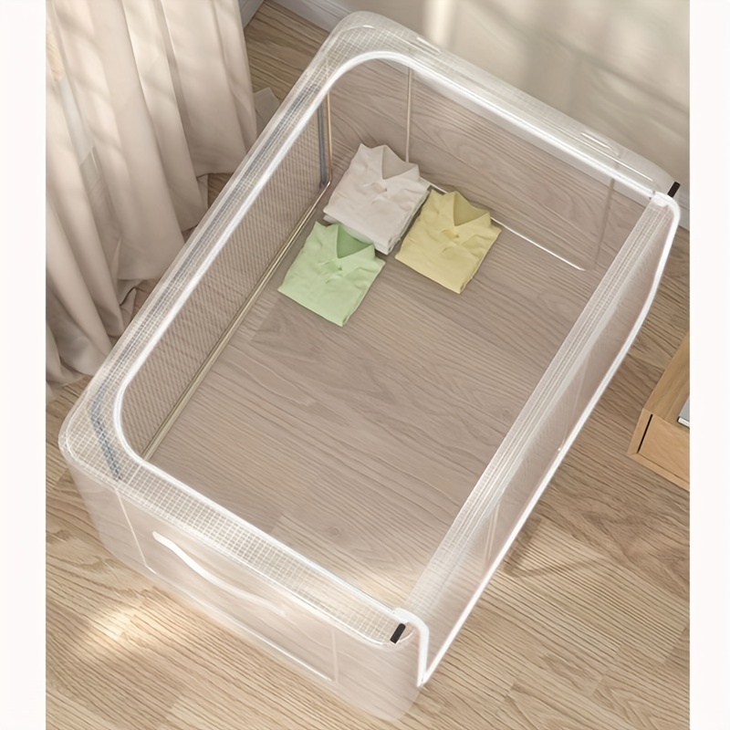 Clothes Storage Bag with Steel Frame Waterproof Moisture Proof