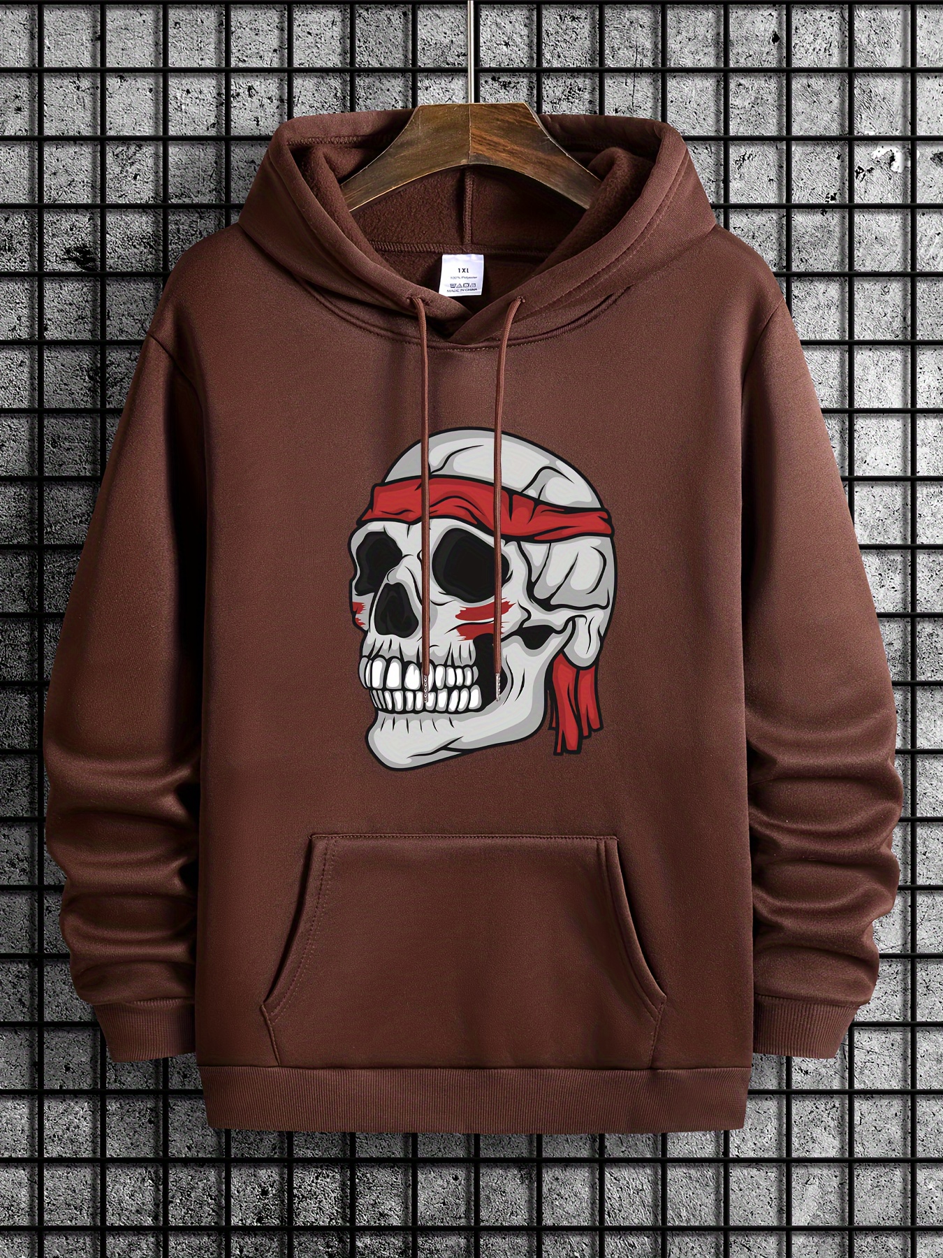 sudaderas capucha estampado calavera Temu Spain