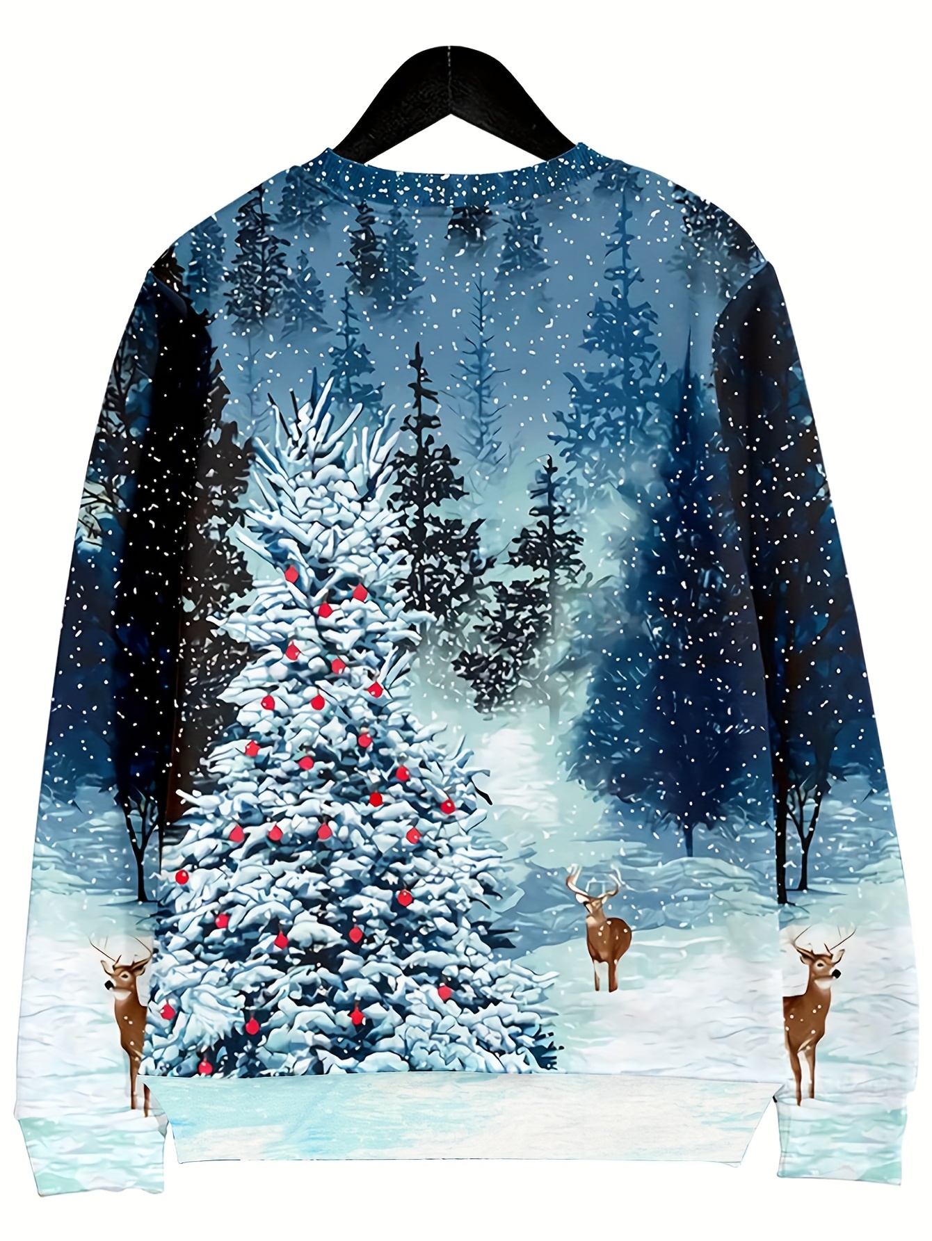 WINJIN T-Shirt de Noël Femme Haut Imprimé Le Père Noël Tee Shirt de Elk  Sapin de Noël T-Shirt Christmas Manche Courte t Shirt Noël Chic Casual Mode