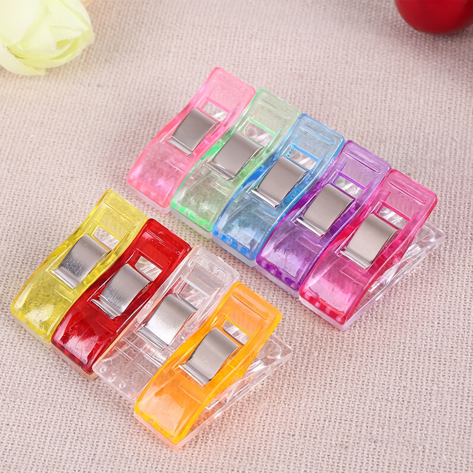 150 PCS Multipurpose Sewing Clips, Clips for Sewing, Quilting Clips for  Fabric Sewing Binding Crafting, Assorted Bright Colors