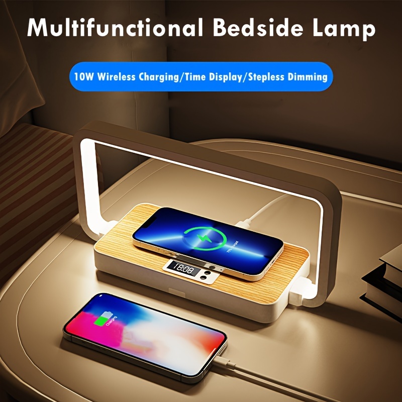 Lampe de Chevet Tactile LED 3 Niveaux Intensité Dimmable Port de