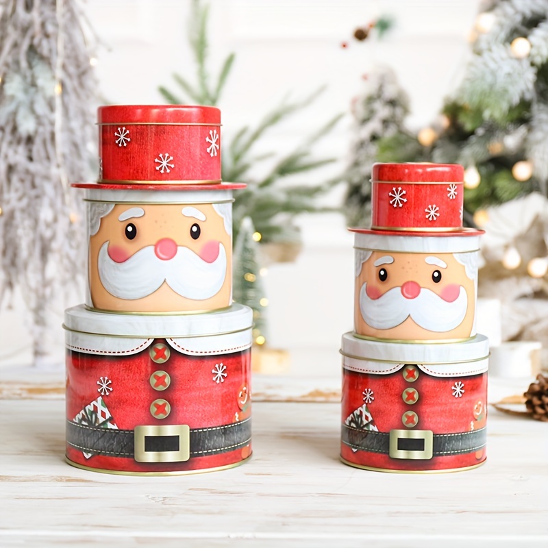 Set of Three Holiday Storage Containers