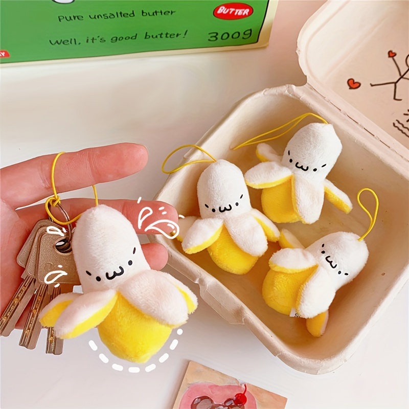 Micro Banana Plush Keychain 2 –