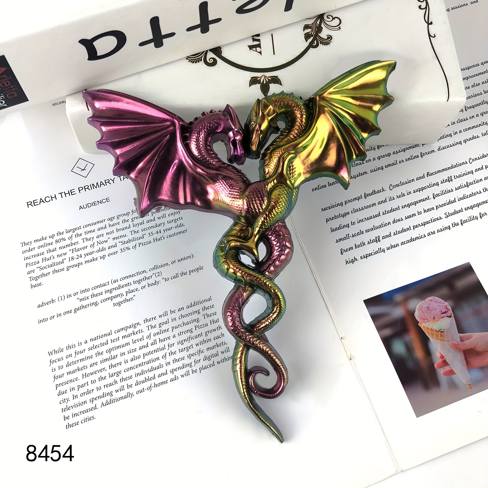 1pc Heart Shaped Dragon Decorative Silicone Mold Diy Lovely Heart Shaped  Dragon Silicone Casting Mold For Desktop Wall Hanging Decoration Silicone  Mol