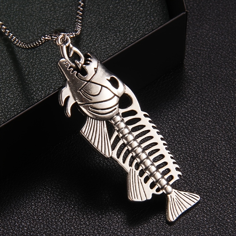 Men's Fishing Necklace - Fishbone Necklace | SureWayDM