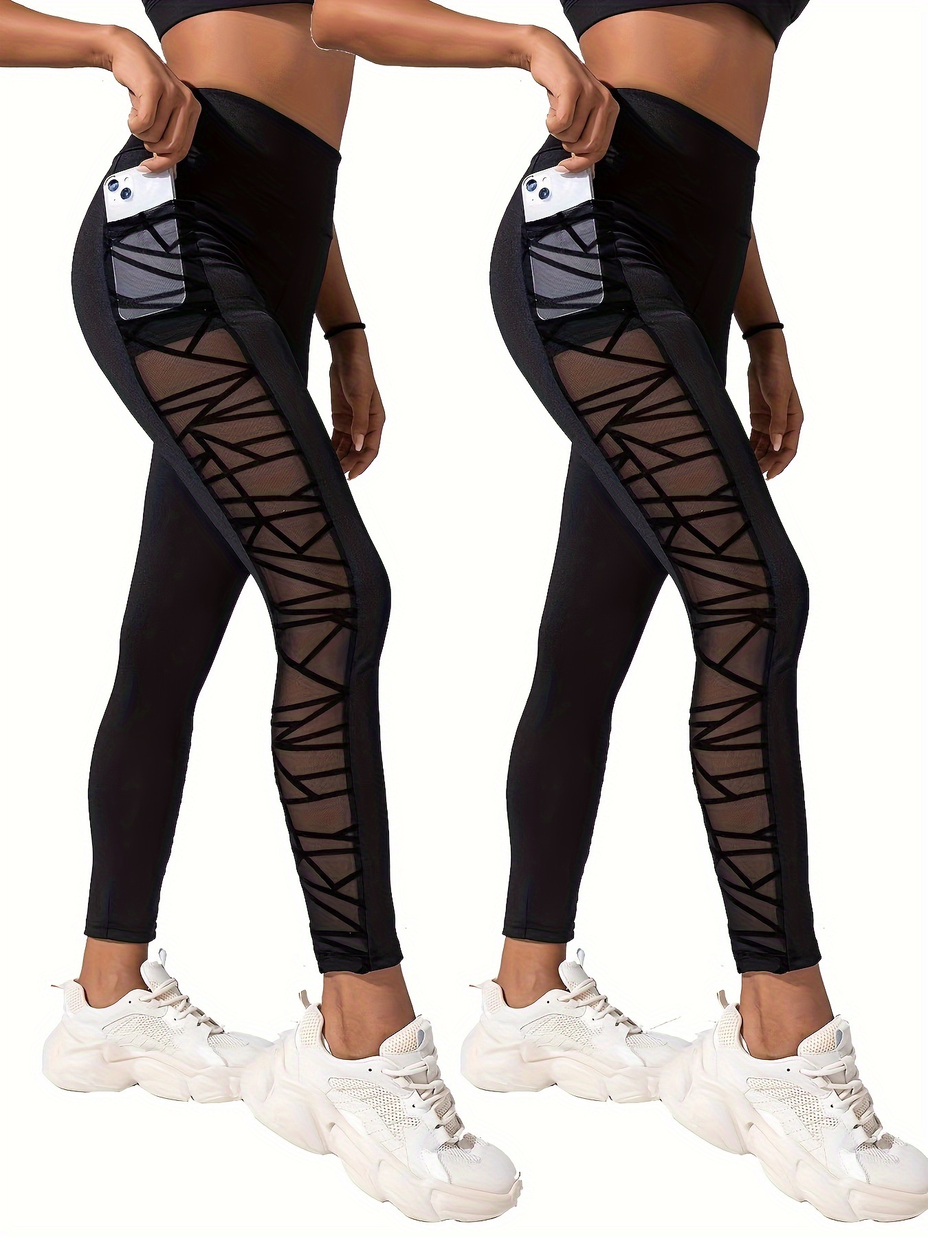 Gym See Through Leggings - Temu