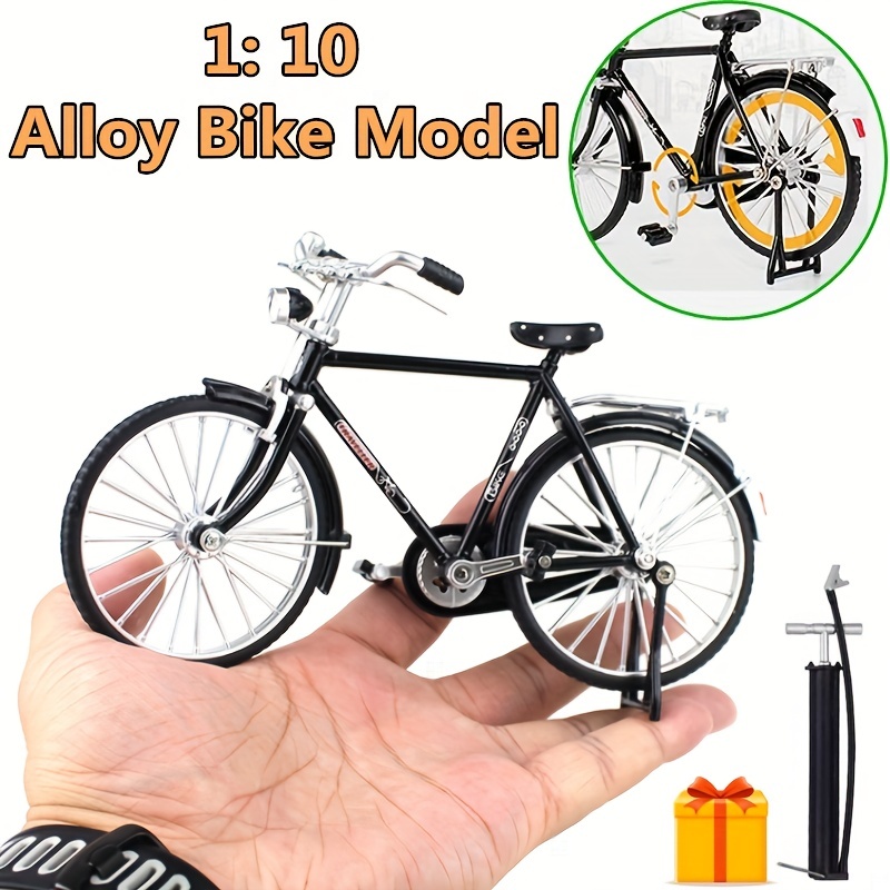Ornements de vélo 1: 10 Échelle Modèle de vélo Miniature Retro