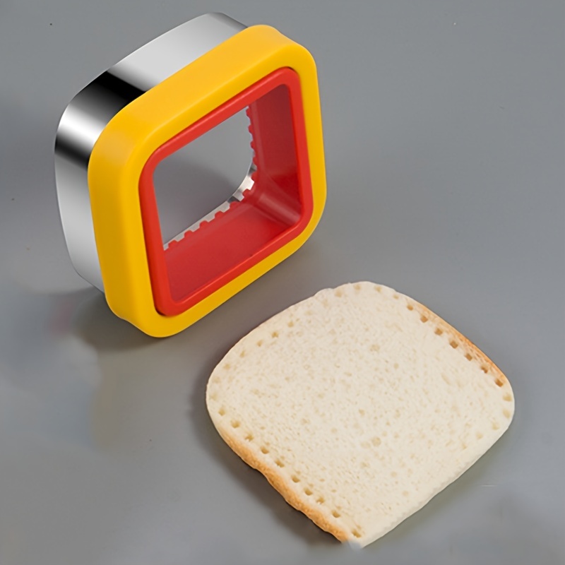 2pcs, Sandwich Cutter And Sealer Set, Square Stainless Steel And