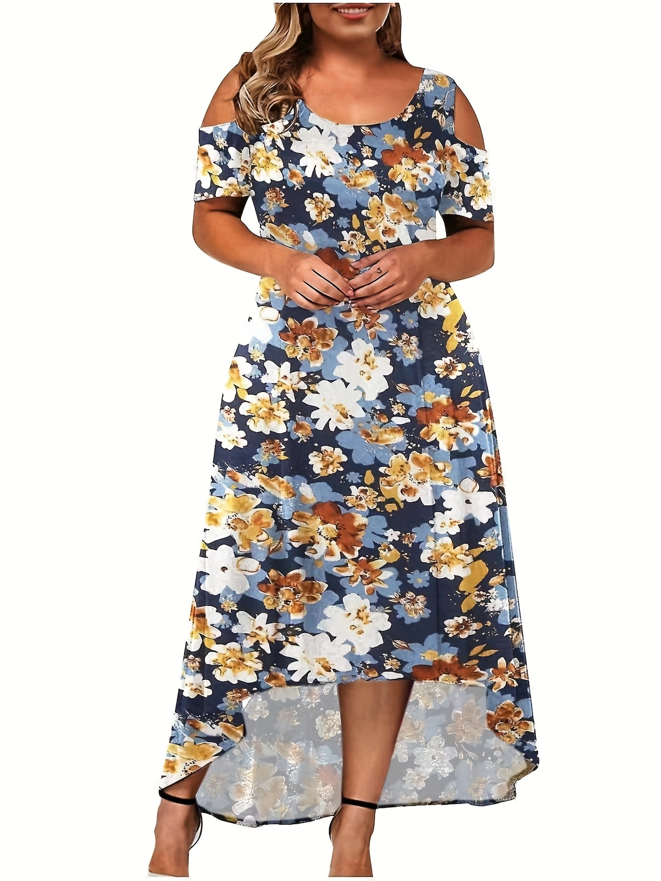 Vintage Inspired Plus Size Midi Dress