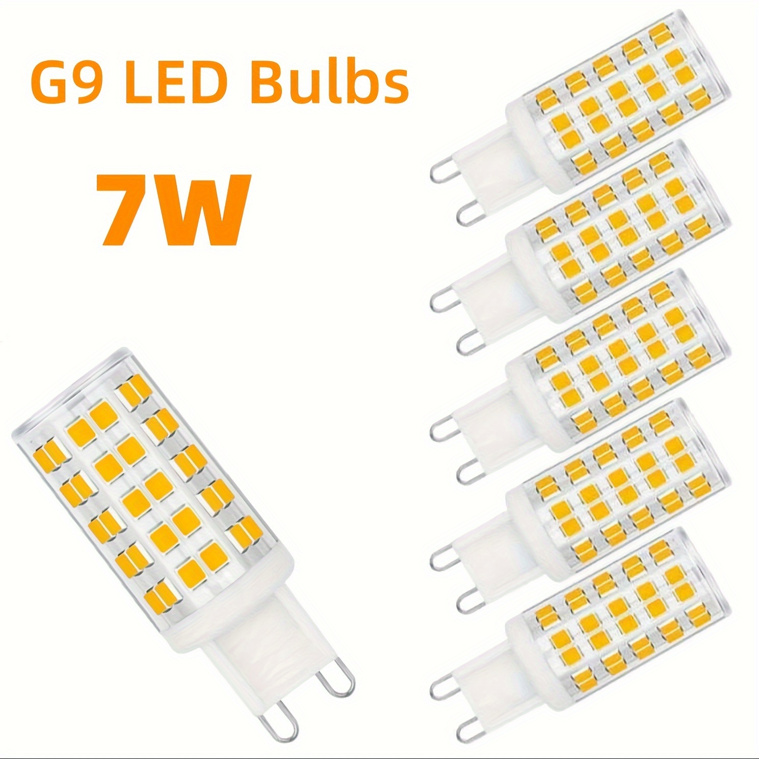 (Pack of 10) LED G9 Light Bulb (Lamp) 3.5W 350LM 4000K