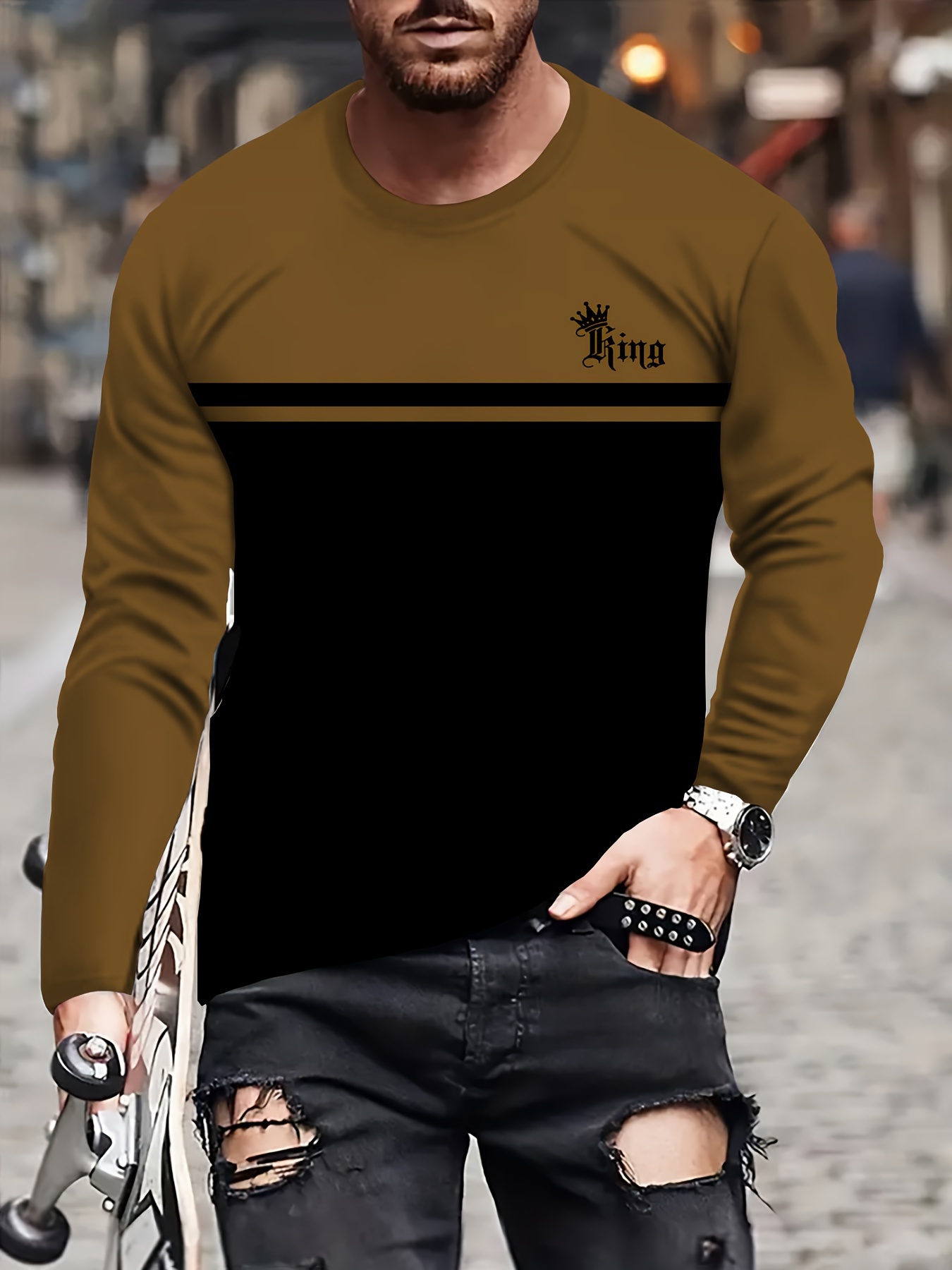 Long Sleeve T Shirt For Men - Temu Canada