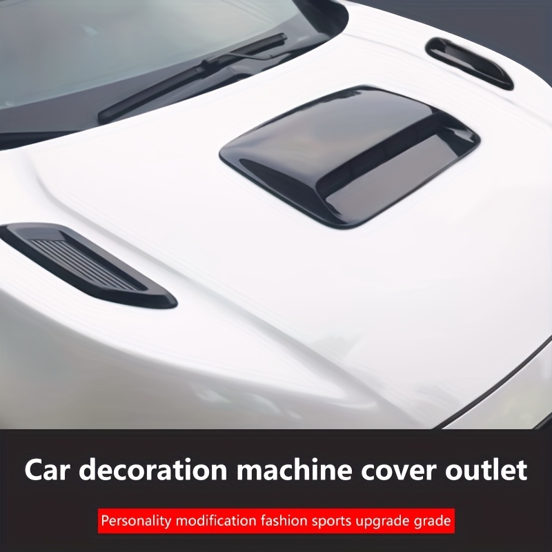 Car Hood Decoration Air Outlet Modification Simulation Air - Temu Canada