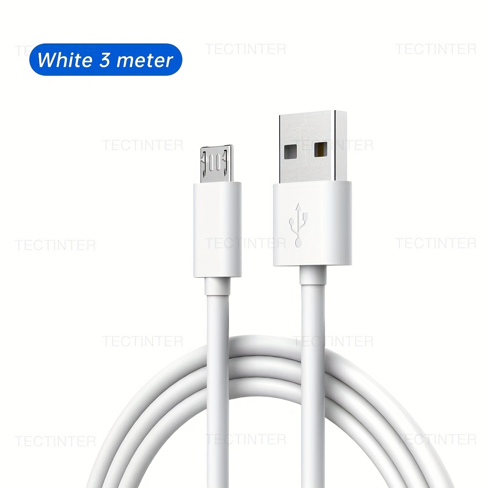 Micro Usb Cable [ ] Rampow Long Android Charger Cord Qc 3.0 - Temu Germany