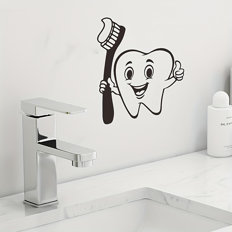 Adesivo bagno WC water casa tazza stickers decals Occhio sorriso wall  stickers