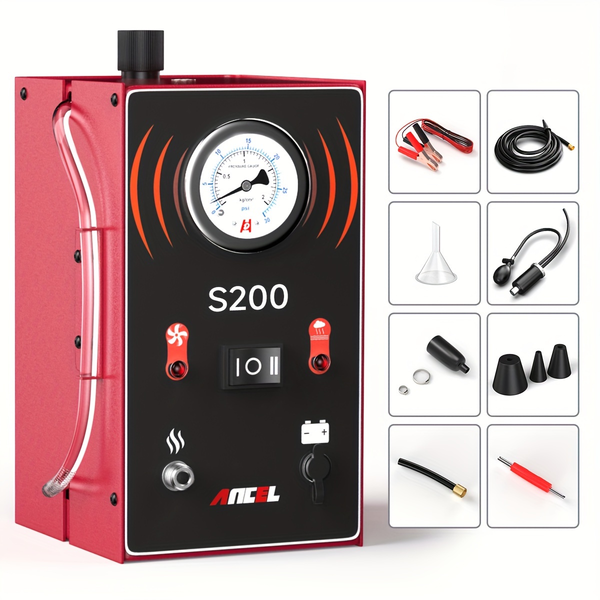 Ancel S200 Smoke Machine Automotive Evap Smoke Machine Leak - Temu