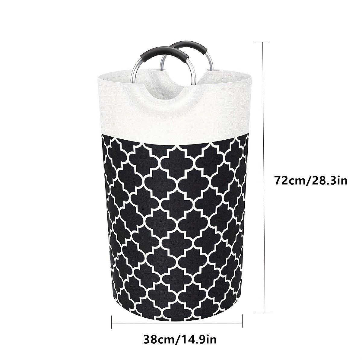 Collapsible Laundry Hamper 20 Inch Tall Large Round Laundry Basket With  Handles Waterproof Clothes Hamper For Clothes Storage - Baby & Maternity -  Temu Netherlands