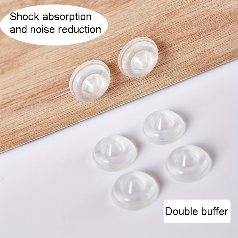 Self Adhesive Silicone Bumper Cabinet Door Bumpers Clear - Temu