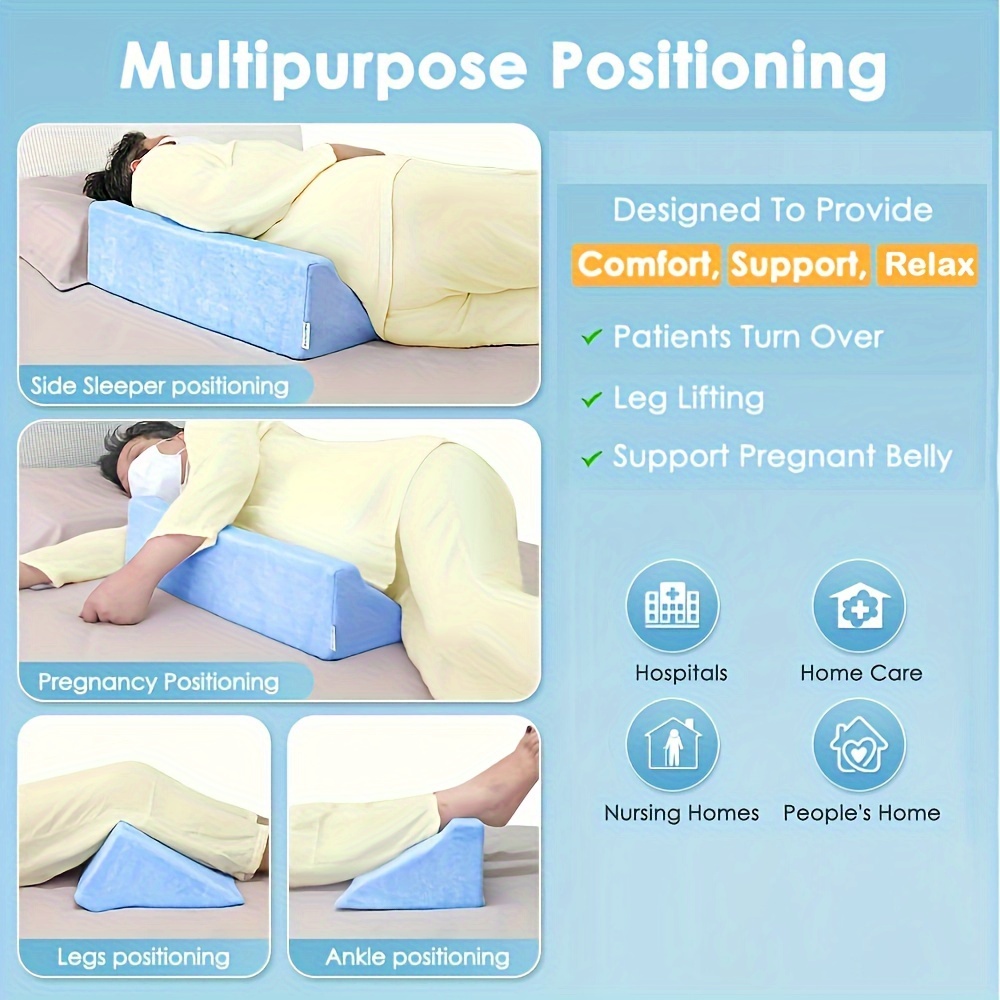 Memory Foam Legs Pillow Orthopedic Leg Cushion Bedding Sleeping Foot Pillow  Knee Pads Multifunction Support Waist Back Cushion