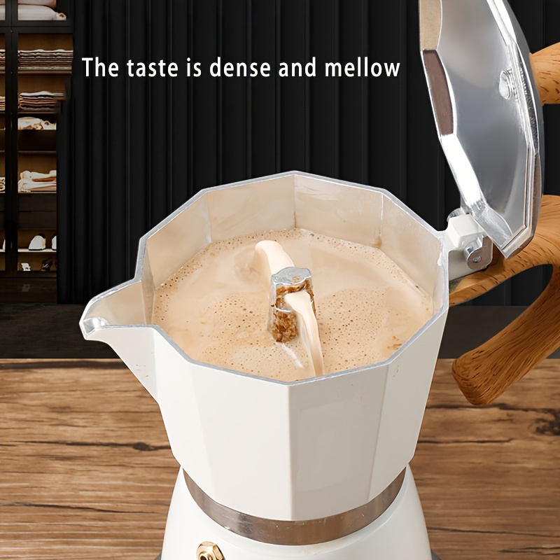 Coffee Pot, Moka Pot, Italian Coffee Maker, Stovetop Espresso Maker For Gas  Or Electric Ceramic Stovetop, Camping Manual Cuban Coffee Percolator For  Cappuccino Or Latte - Temu