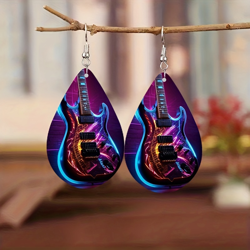 Rock earrings clearance style