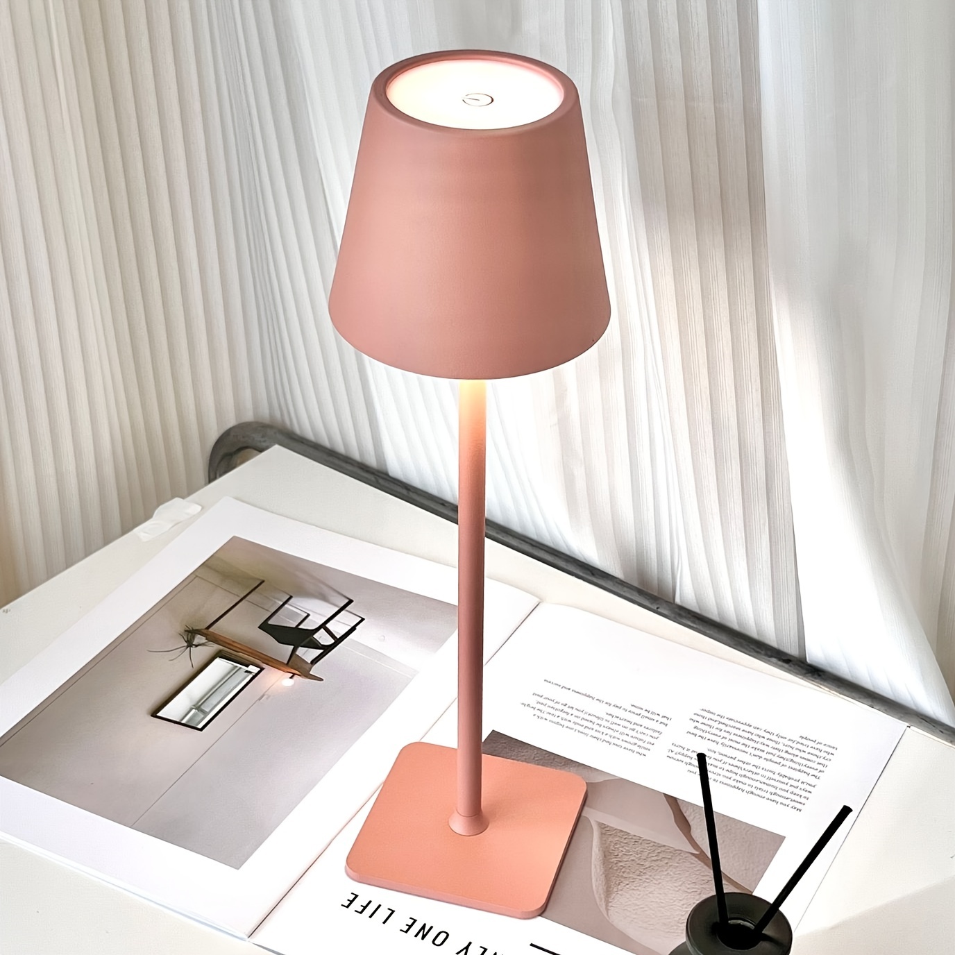 1 Lampe Table En Forme Gobelet Lampe D'ambiance À Gradation - Temu Canada