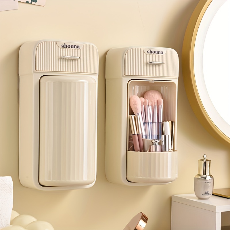 Wall mounted cosmetic deals organizer