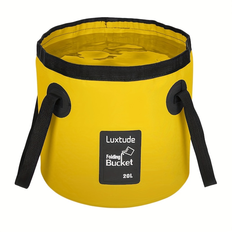 5 Gallon Portable Collapsible Bucket: Perfect For Travel - Temu