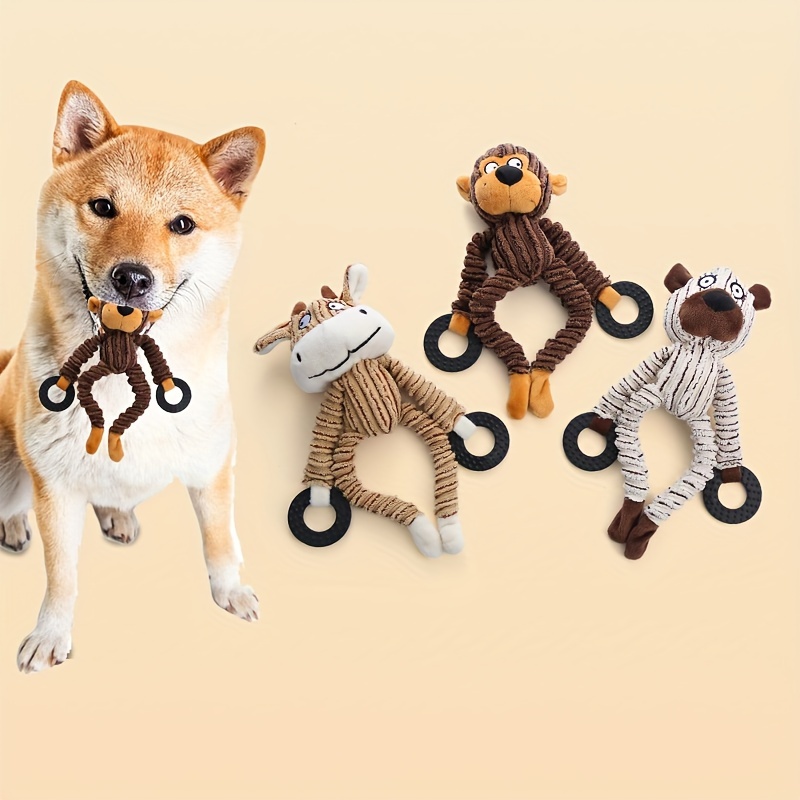  Juguete de tira y afloja para perro, juguete interactivo para  perro para tirar, entrenamiento de mordida, ejercicio de tirón,  entrenamiento interactivo de mordida para cachorros, juego individual, :  Productos para Animales