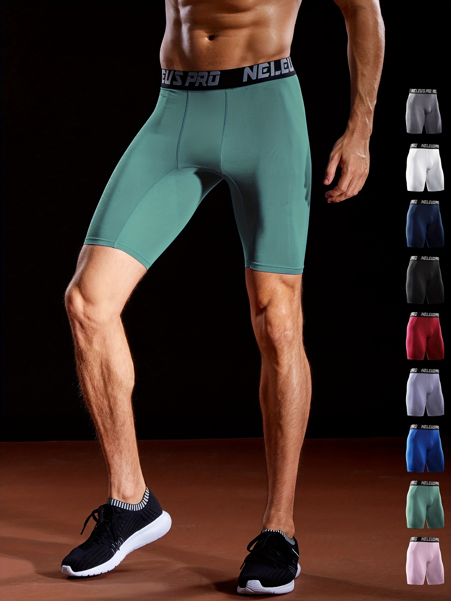 Plus Size Men's Quick Drying Shorts High Elasticity - Temu