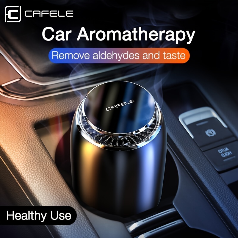 Ceeniu Car Air Freshener Set - Essential Oil Diffuser Car Long Lasting, Portable Smart Car Diffuser Quiet Operation Chargeable, 1 Essential Oil & USB