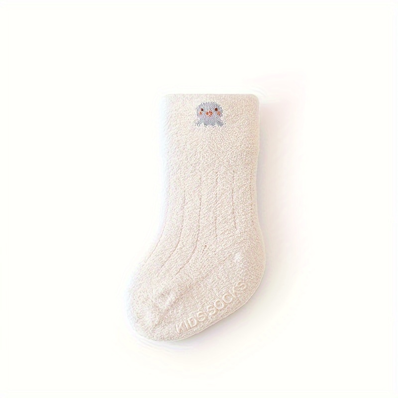 Baby Boy's Non-slip Winter Plush Sleep Socks