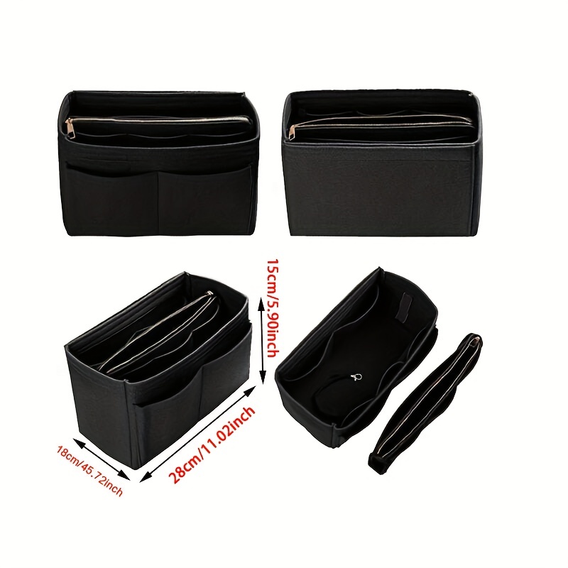 Minimaliste Couleur Unie Insert Organisateur, Sac De Rangement