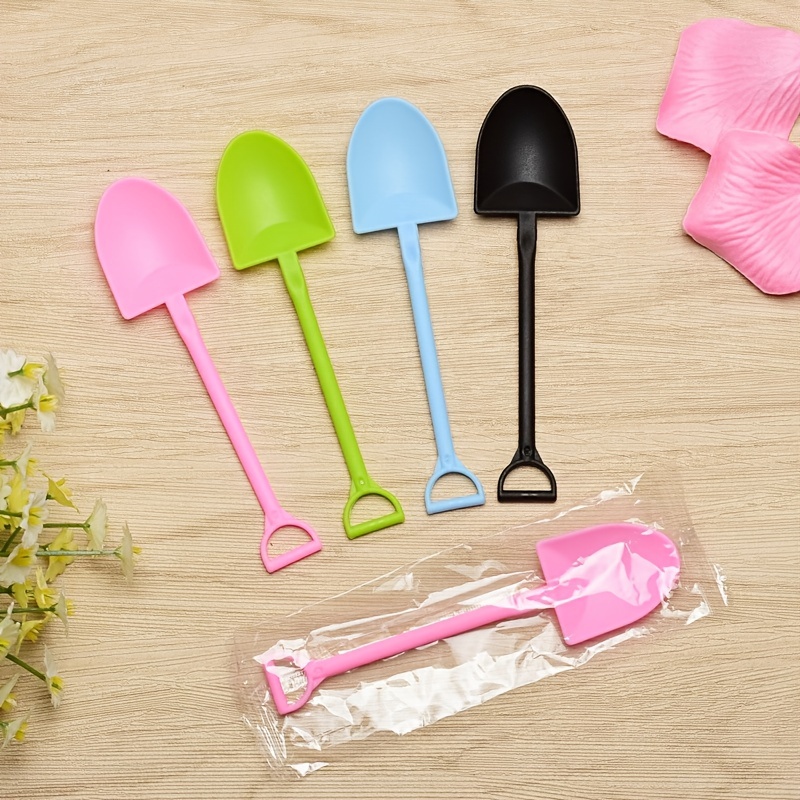 Pushable Plastic Cake Cutting Shovel Chocolate Cake Spoon - Temu