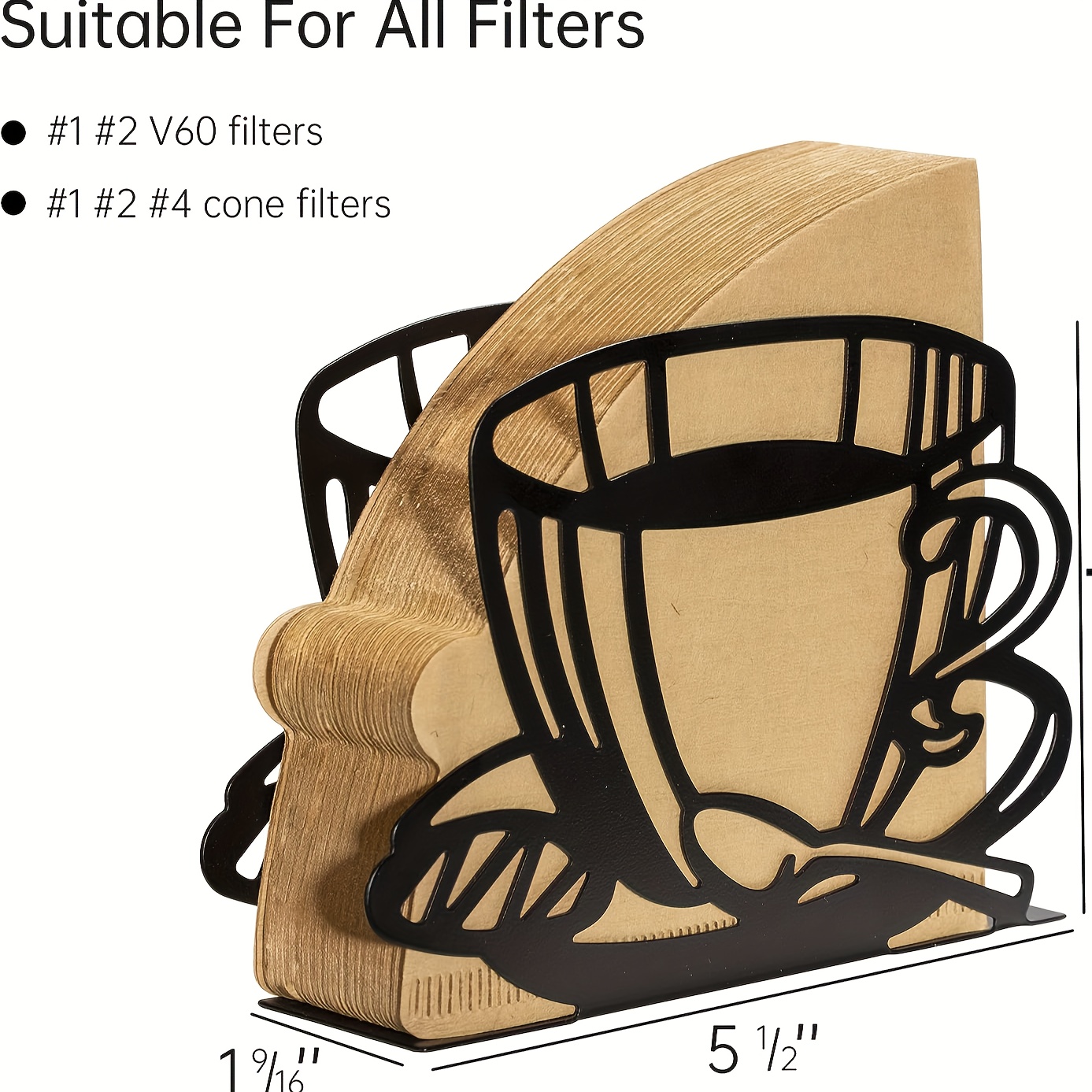 Manchon en papier pour filtre à café extérieur portable pour rangement en  papier - Sac à suspendre - Ventilateur en papier - Étuis en cuir pour filtre  à café : : Cuisine et Maison
