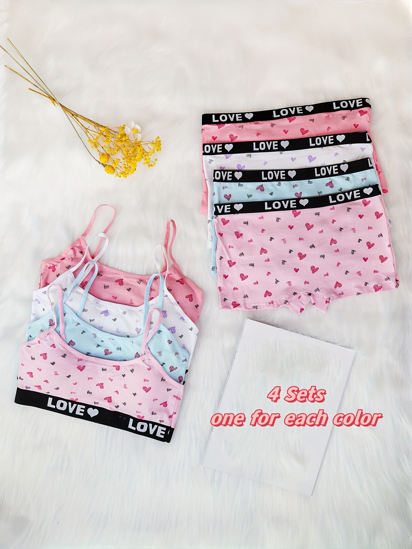 Girls Vest Children's Suspenders Girls' Underwear Puberty - Temu