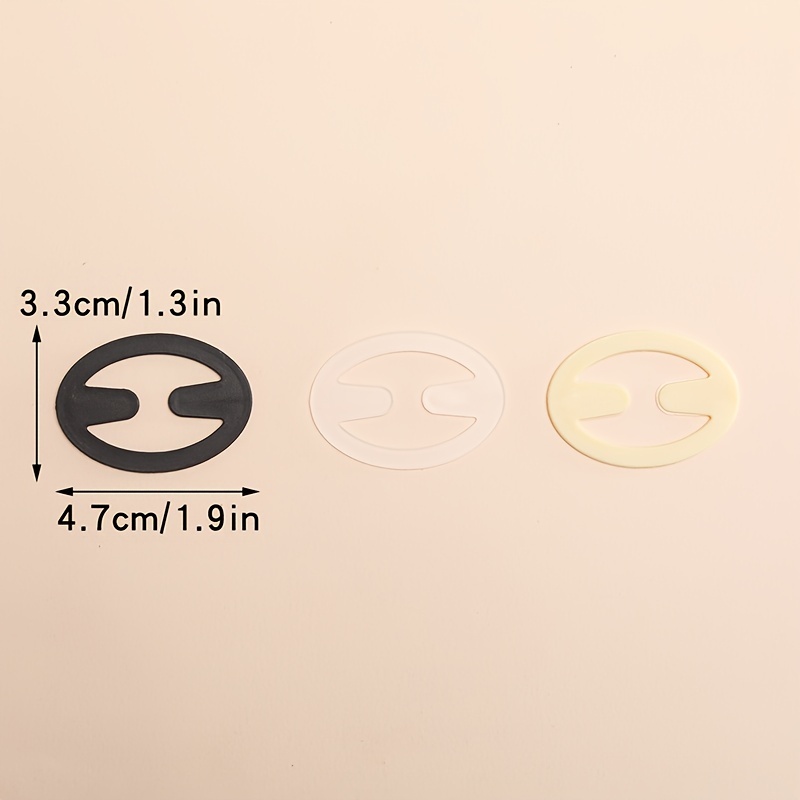 6pcs Invisible Bra Strap Clips Non slip Buckles for Braless Look