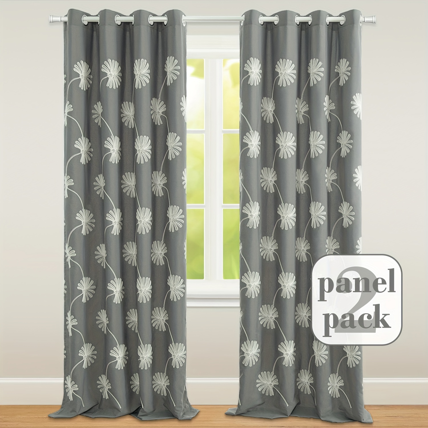 Faux Linen Curtain Blackout Thermal Insulated Room Darkening - Temu