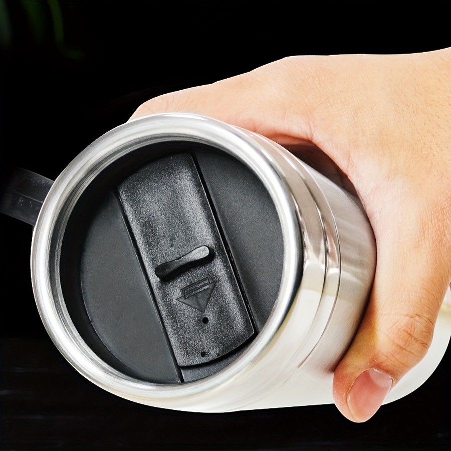  Taza eléctrica para coche – Taza eléctrica de 12 V con  aislamiento de agua para el coche, taza de calefacción de viaje, hervidor  de agua para café caliente, té con leche (