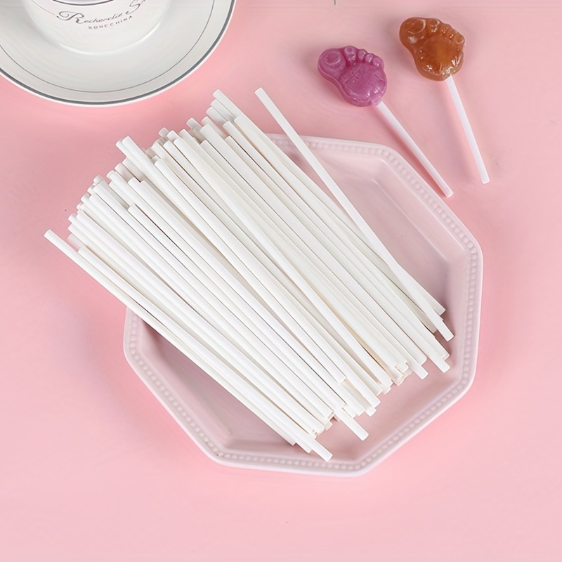 Lollipop Sticks Pp Plastic Cake Pop Sticks Baking Tools - Temu